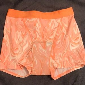 Orange Victoria Secret shortie/boy shorts boxer. Size medium. Brand new.